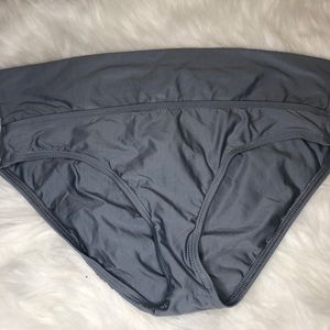 Grey high waist swimsuit bottoms